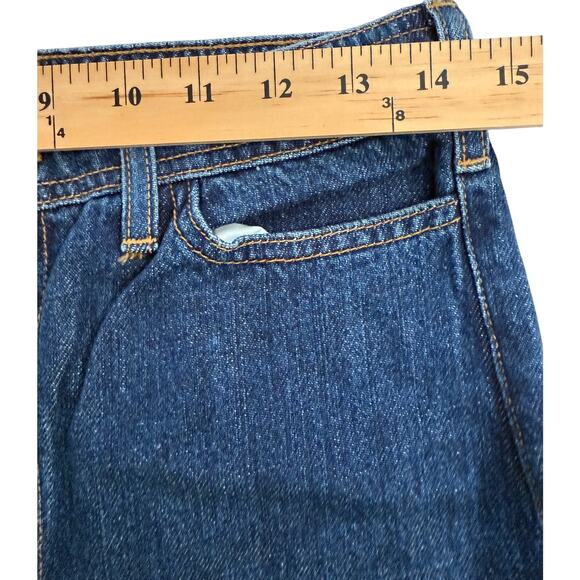 GOOP G. LABEL High Rise Wide Leg Crop Jeans Women's Sz 29 - Picture 3 of 6